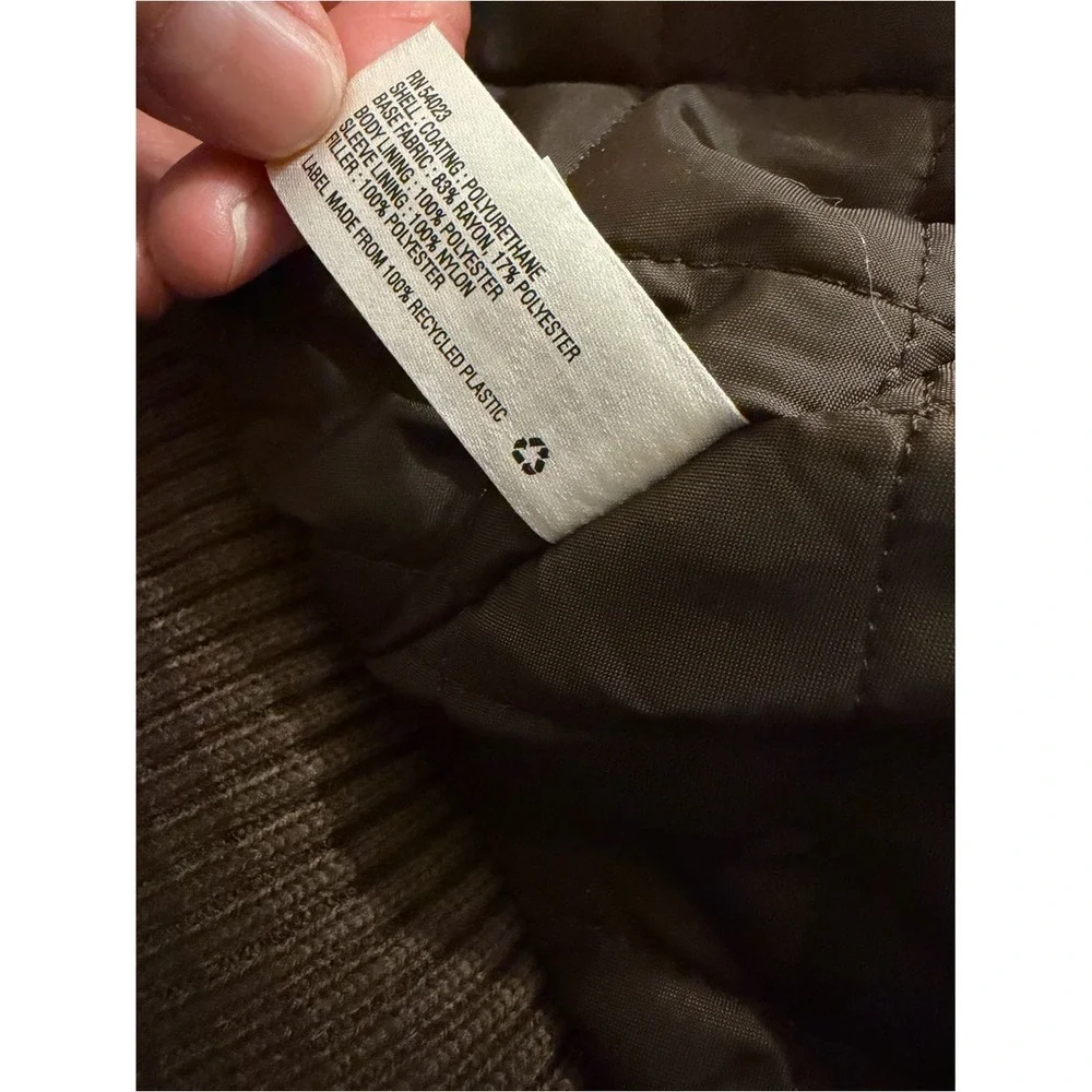 Baby GAP Dark Brown Faux Leather Bomber Jacket BRAND NEW